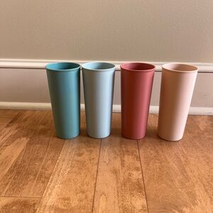 Set of 4 Tupperware Glasses-1992.